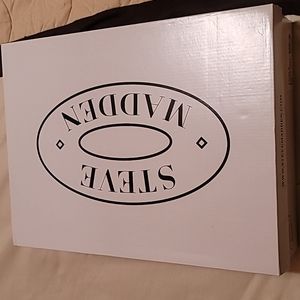 Steve Madden Slouchy Black Leather Boots